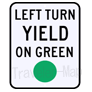 LEFT TURN YIELD ON GREEN