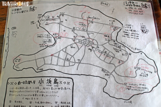 小浜島マップ