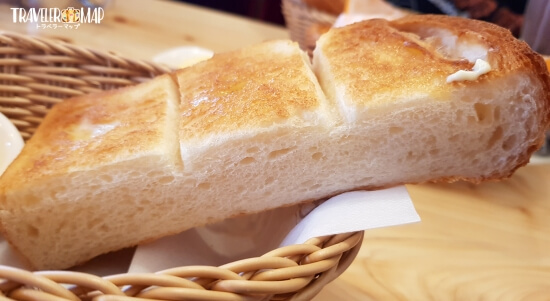 パンの厚み