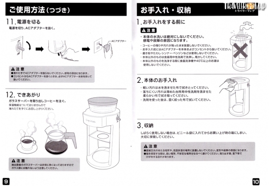 ドリップマイスターの使用方法